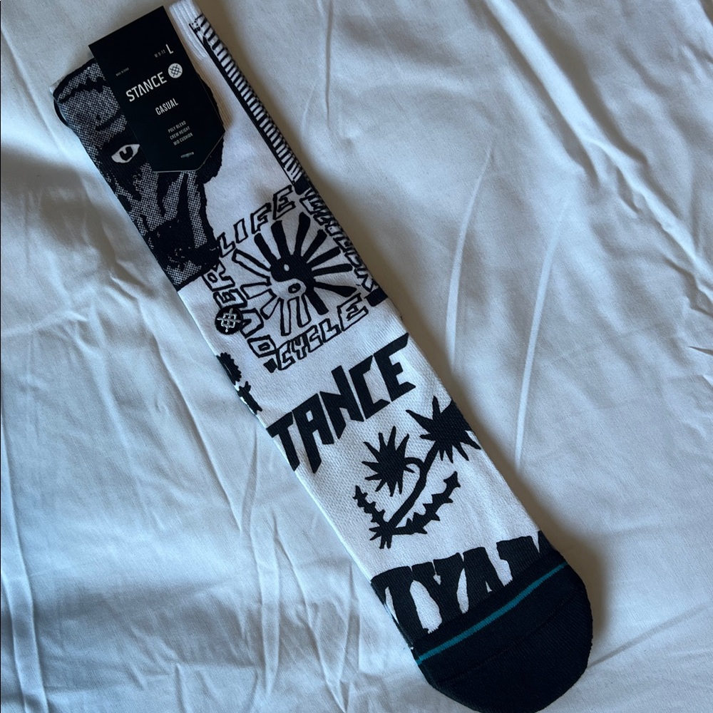 Stance Monochrome Graphic Crew Socks